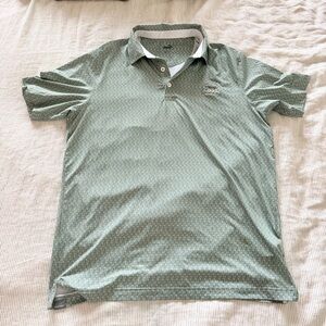 Puma Men's Sage Green Golf Polo